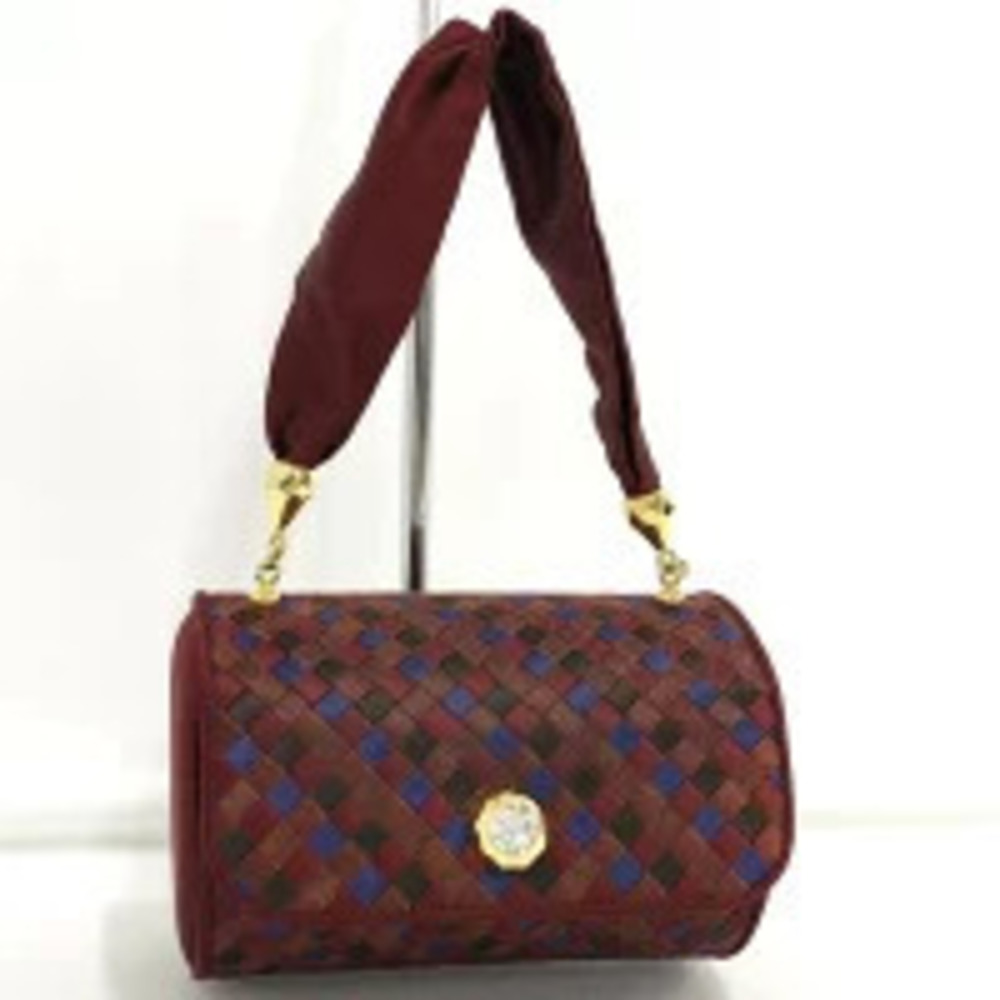 BOTTEGA VENETA handbag Intrecciato Bordeaux Purple
